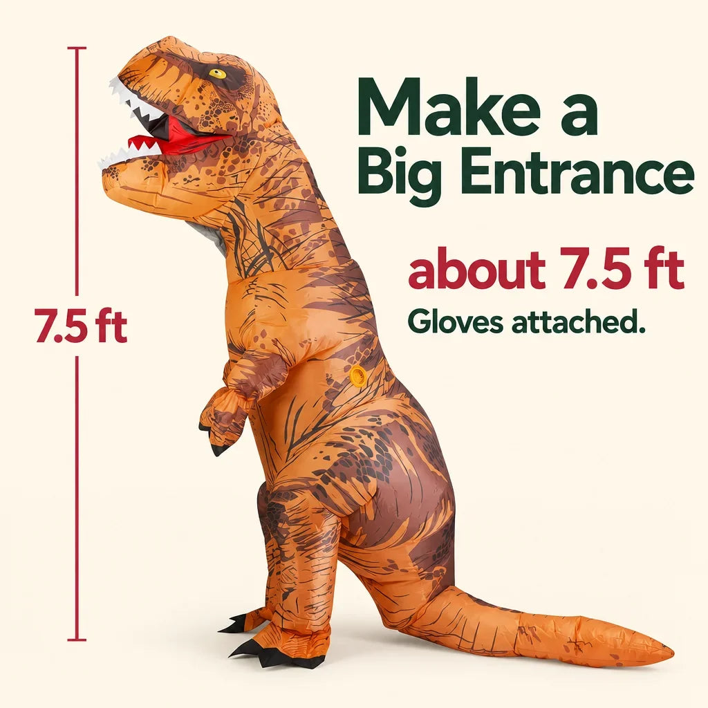 [Scale AI] benefits_list, Inflatable T-Rex Costume